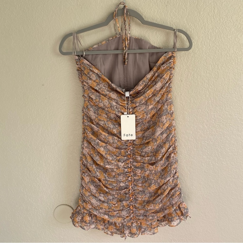 Fate Ruched Mini Dress - Picture 6 of 12